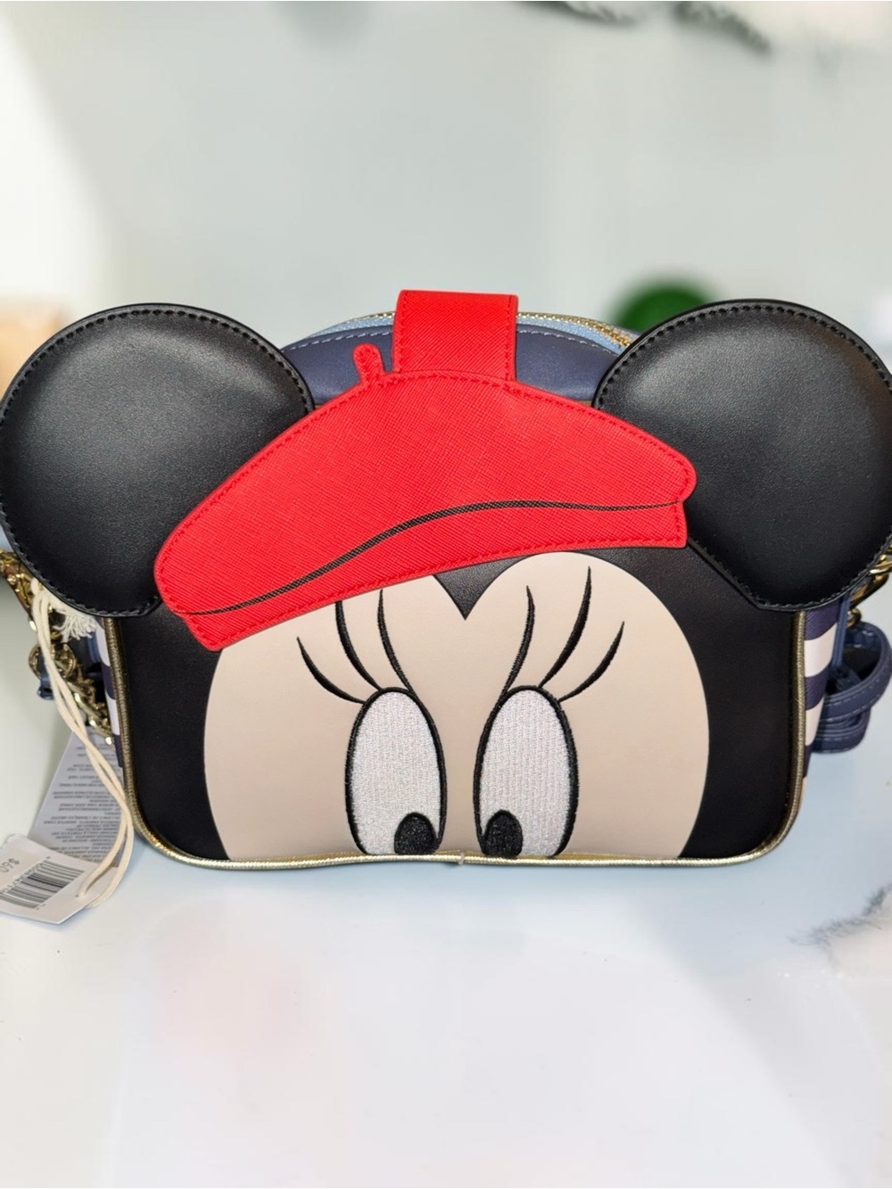 Loungefly Disney Parks Epcot France Mademoiselle Minnie Crossbody Bag